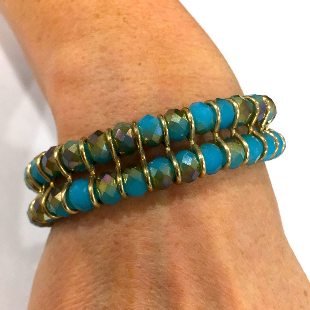 Stretchy beaded bracelet